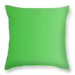 Green Tablet - Throw Pillow