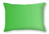 Green Tablet - Throw Pillow