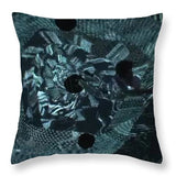 Grey Swirl - Throw Pillow