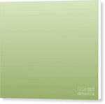 Light Green Square - Canvas Print