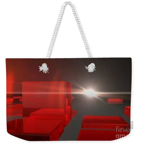 Light in Cube  - Weekender Tote Bag