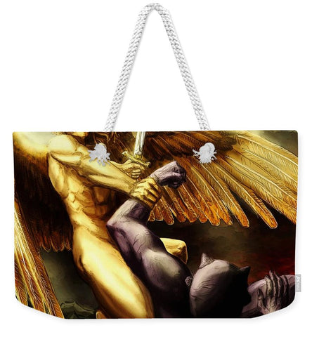 Michael Vs Devil - Weekender Tote Bag