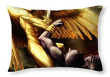 Michael Vs Devil - Throw Pillow