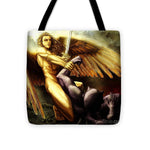 Michael Vs Devil - Tote Bag