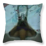 Orchid in Nature - Throw Pillow