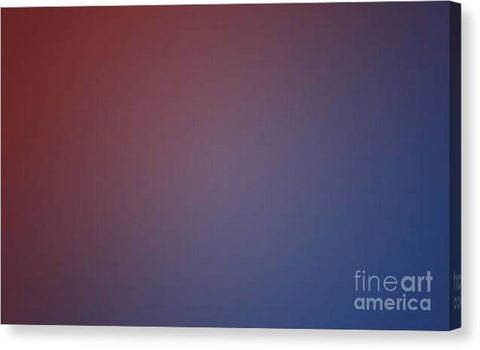 Red and Blu - Canvas Print