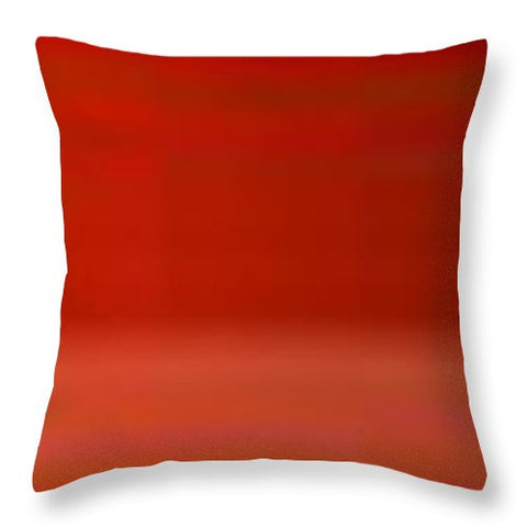 Red Angular - Throw Pillow