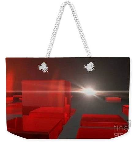 Red Cube - Weekender Tote Bag