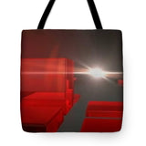 Red Cube - Tote Bag