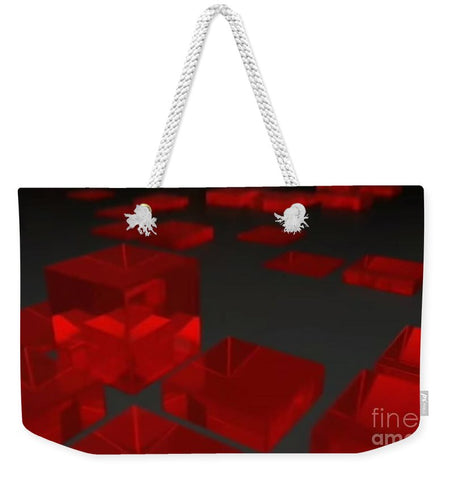 Red Cube2 - Weekender Tote Bag