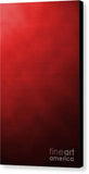 Red Fabric - Canvas Print