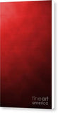 Red Fabric - Canvas Print