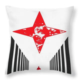 Red Star - Throw Pillow