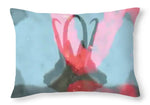 Signed Orchid - Throw Pillow