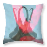 Signed Orchid - Throw Pillow