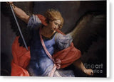 St Michael detail - Canvas Print