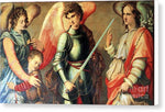 The Three Archangels - Canvas Print