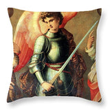 The Three Archangels - Throw Pillow