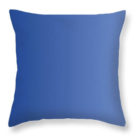 Vertical Blu - Throw Pillow