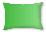 Vertical Green - Throw Pillow