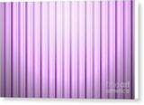 Violet Lines - Canvas Print