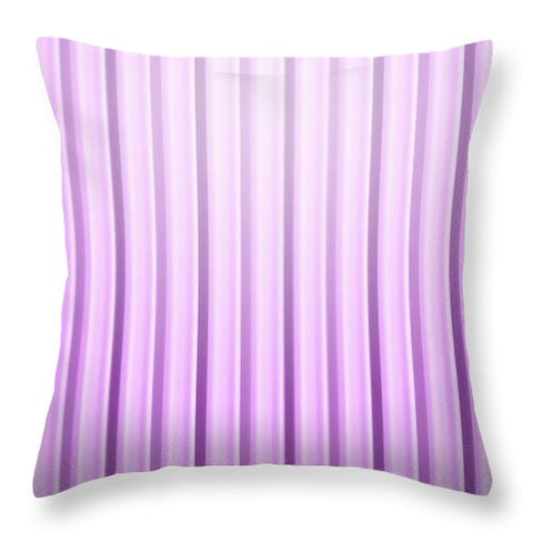 Violet Lines - Throw Pillow