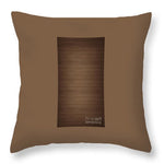 Wood - Throw Pillow